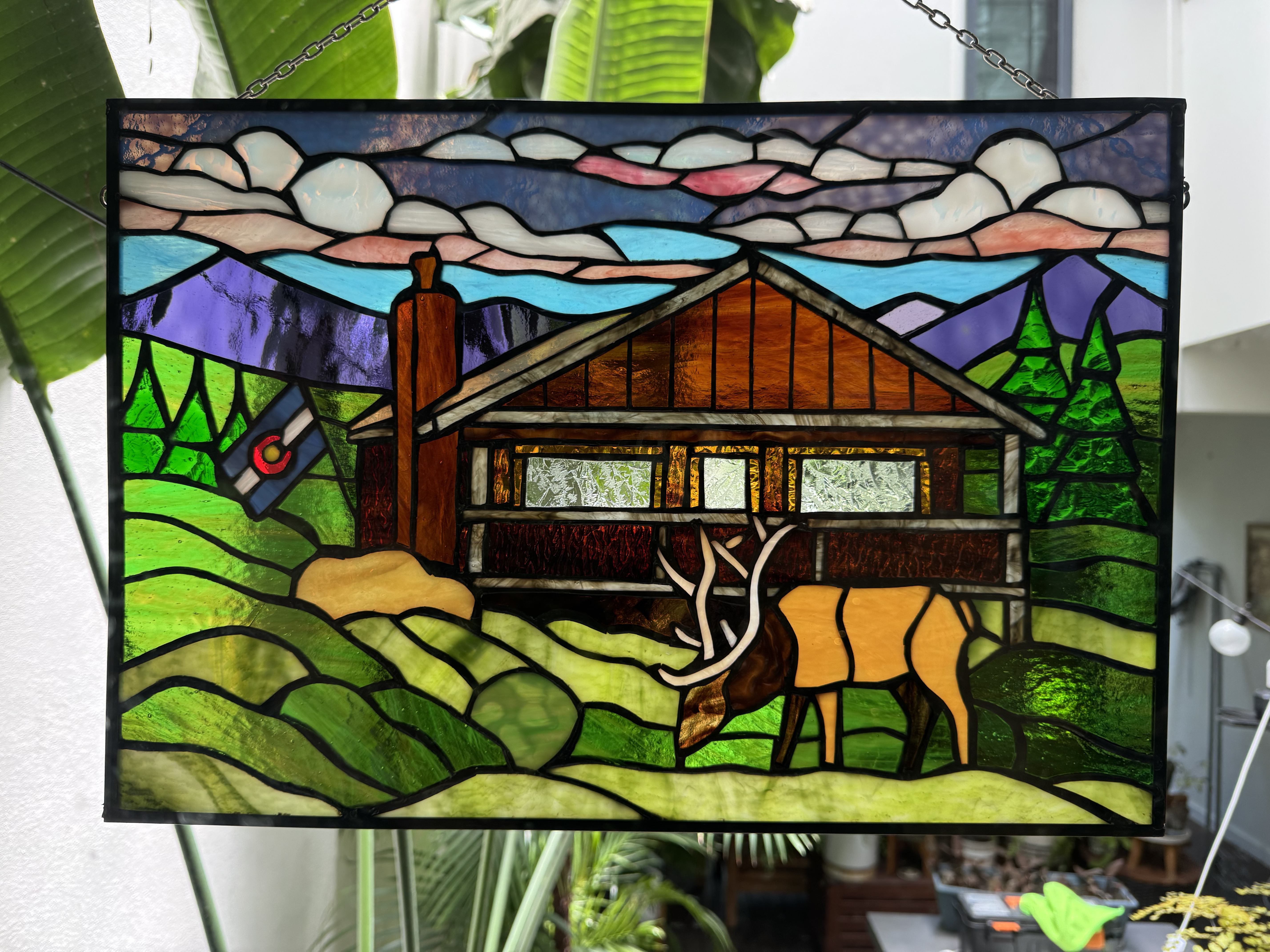 Estes stained glass